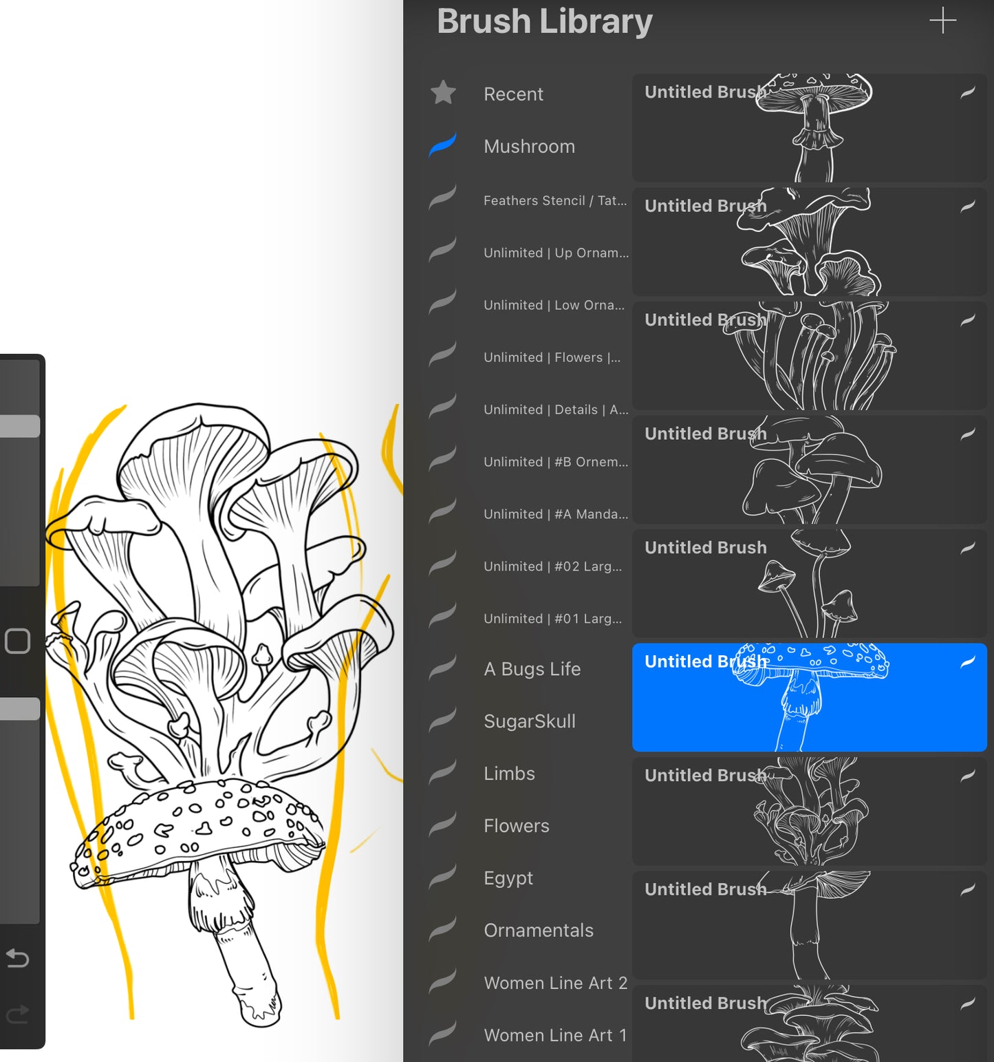 10 Set Bundle - PROCREATE BRUSH SET for iPad