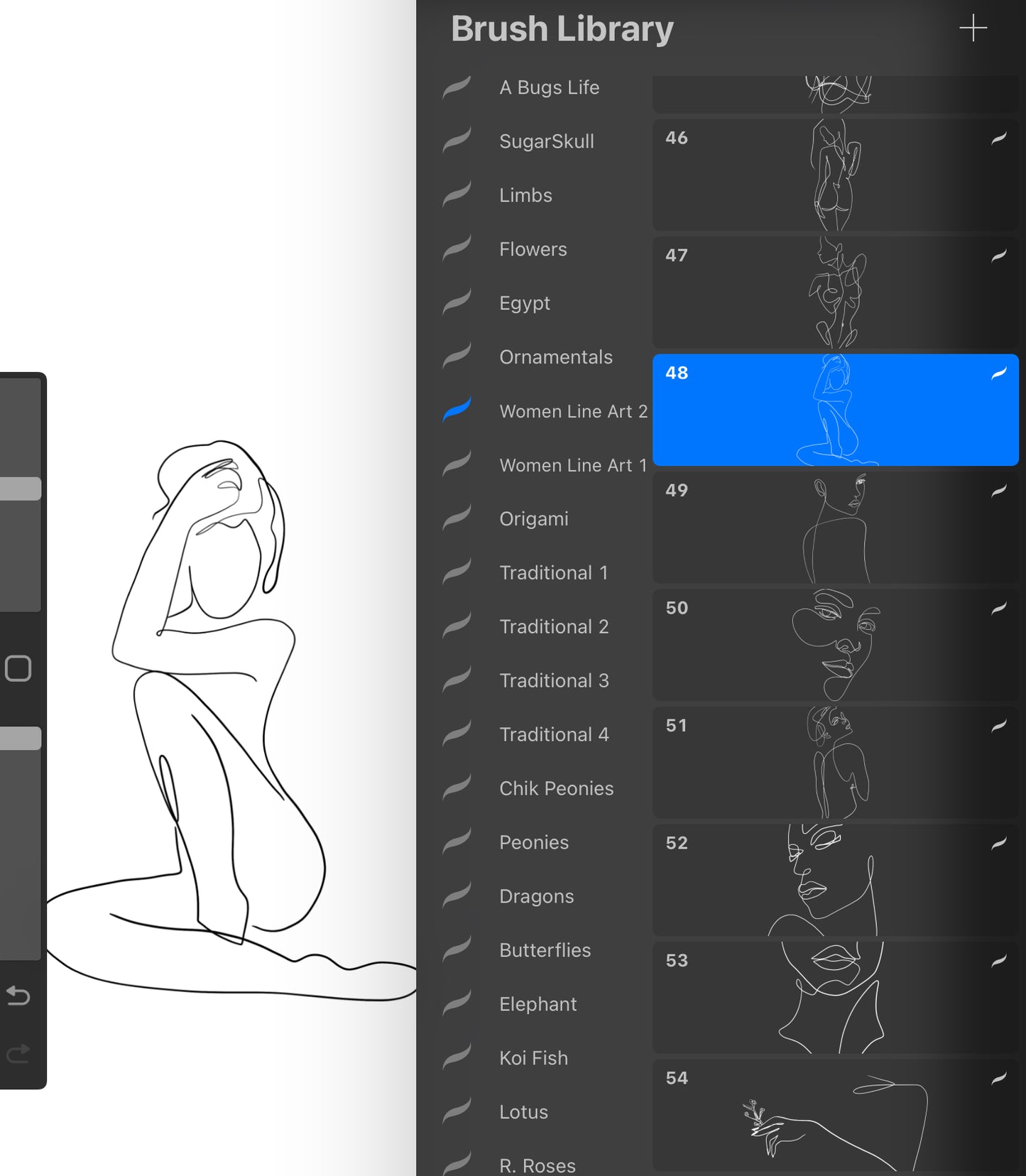10 Set Bundle - PROCREATE BRUSH SET for iPad
