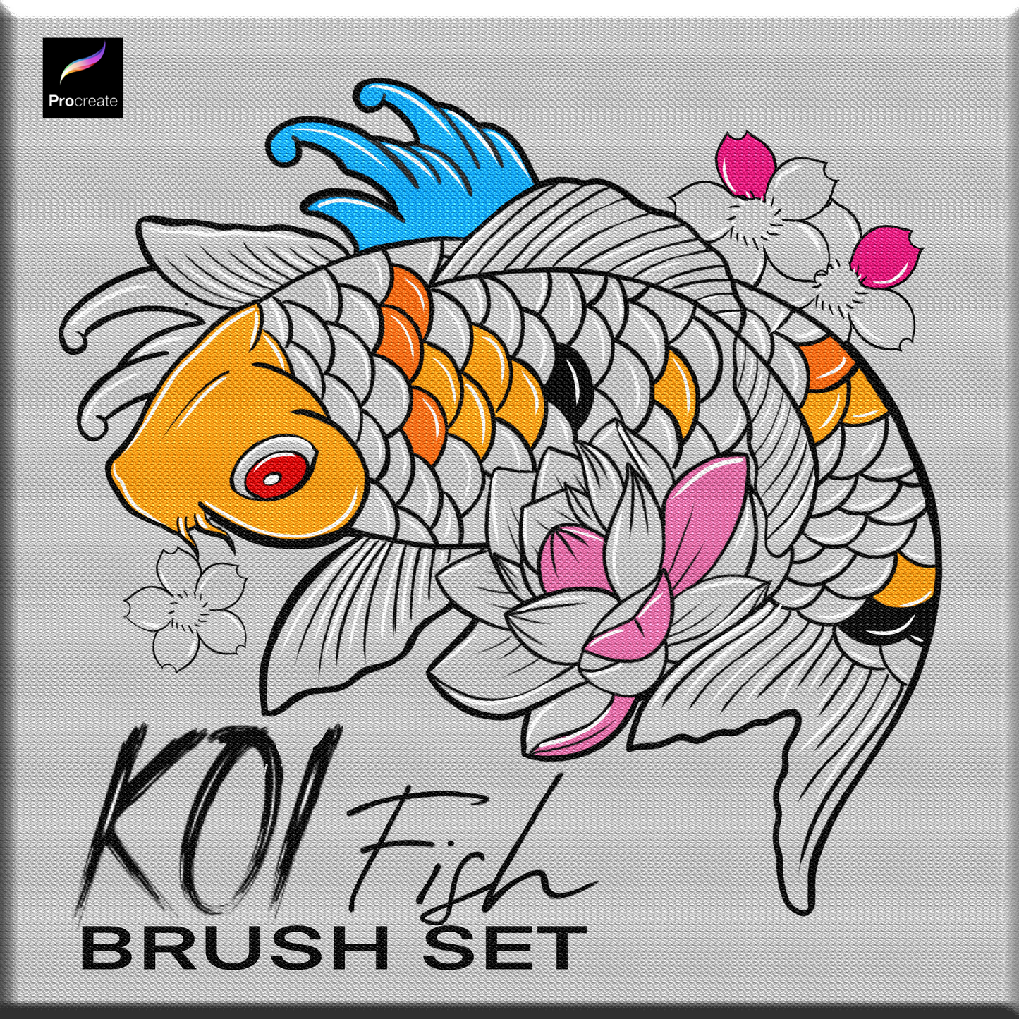 Koi Fish - PROCREATE BRUSH SET for iPad